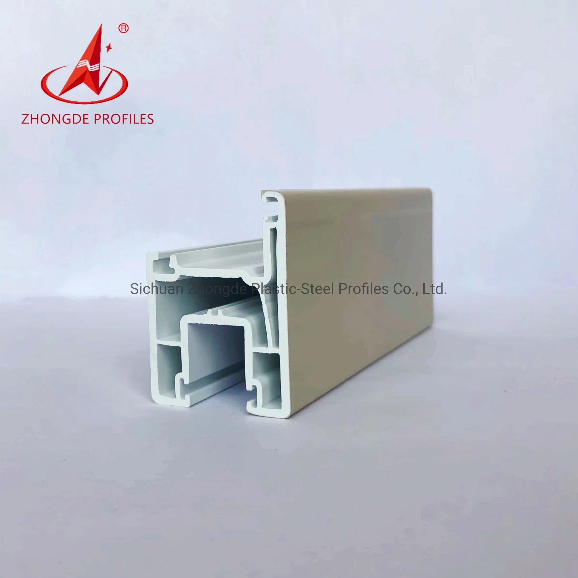 OEM/ODM Customized Style PVC/UPVC Windows Plastic Profile Custom Building Construction Material Zhongde UPVC Windows Doors Profiles.