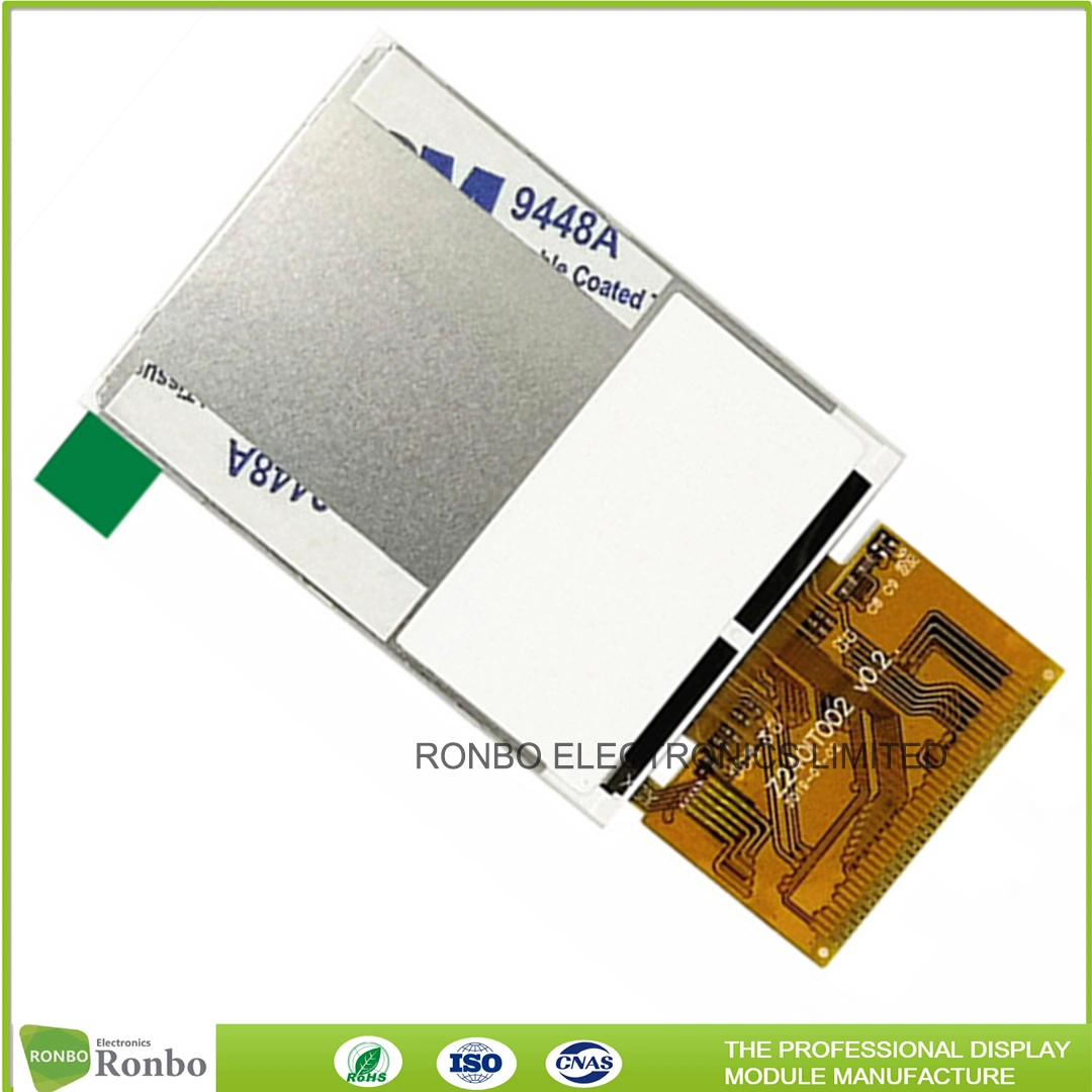 Ecrã LCD TFT LCD táctil resistivo personalizado de 2.4 polegadas QVGA 240 * 320 MCU de 16 bits Interface