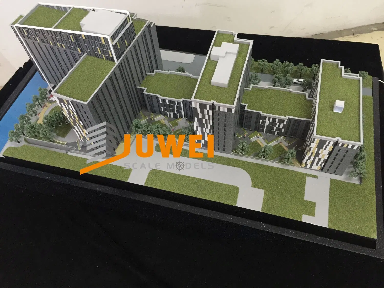 Custom Made Office Building Scale Model for Design (JW-77)