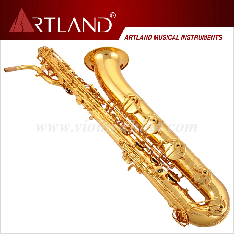 Eb Key Golden Lacquer Finish Professional Baritone Saxophone (ABS5506)