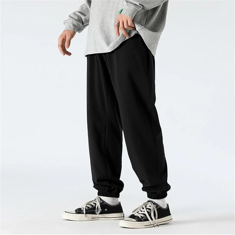 2021 Fashion Sportswear Pants for Men with Belted Legs