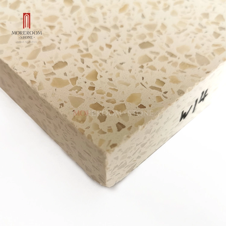 Beige Glass Mosaic Beige Terrazzo Stone