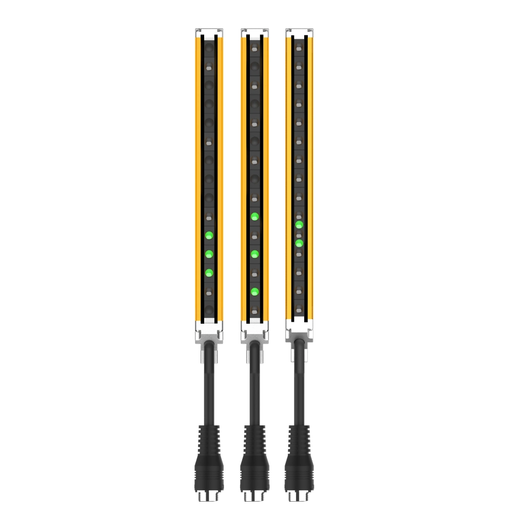 SLC dual-channel design Mini safety light curtains,reduce dangerous failure