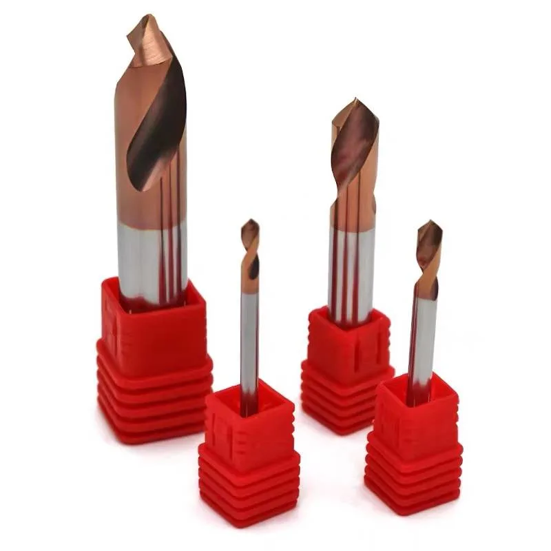 Wyk Changzhou 90 Degree Centering Drill HRC55/60 90 Degree Carbide Drills Solid Carbide Spotting Drill Bits for High Hardened Steels Cutting Tools