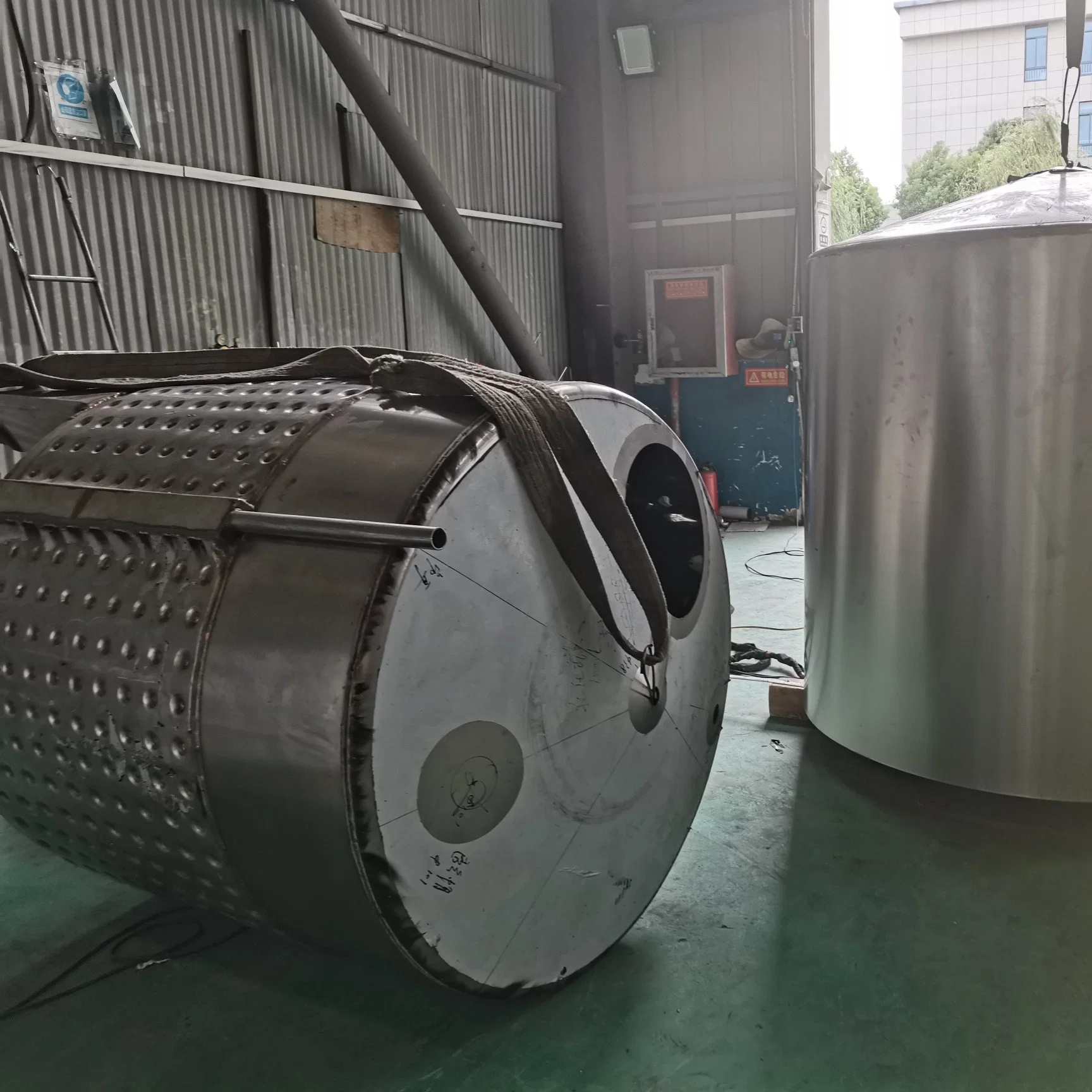 500-50000L SUS Fermentation Tank with Cooking Jacket