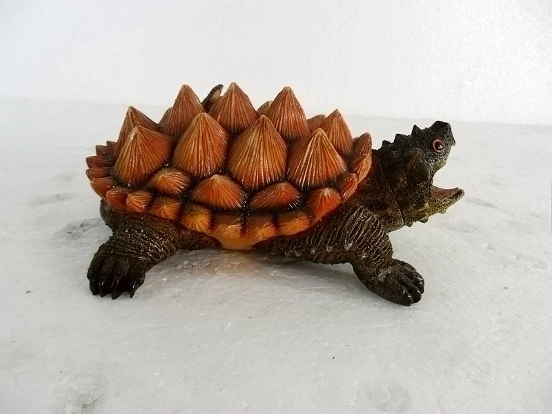 Turtle Figurine Tortoise Sculpture Waterproof Resin Garden Decor Ornament