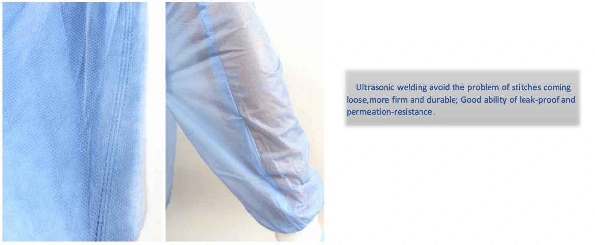 Hospital Disposable Surgical Medical Non Woven Isolation Gown