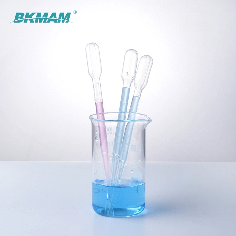 Liquid Processing Pasteur Pipette 3ml 5ml Transfer Pipette with Uniform Wall for Better Observation