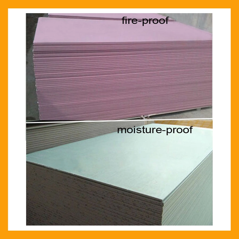 9mm 12mm Fireproof Economical Gypsum Board Lightweight Design for House Room