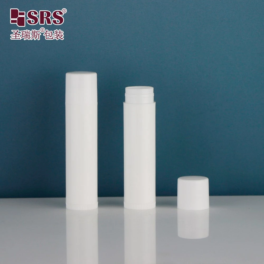 Wholesale/Supplier Cosmetic Packaging Lip Balm Container 5g 15g White Red Plastic Lipstick Tube