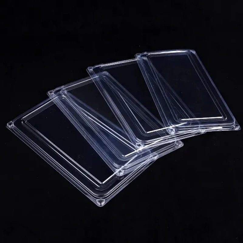 Disposable Transparent Folding PET Clamshell Plastic Container Blister Packaging Box