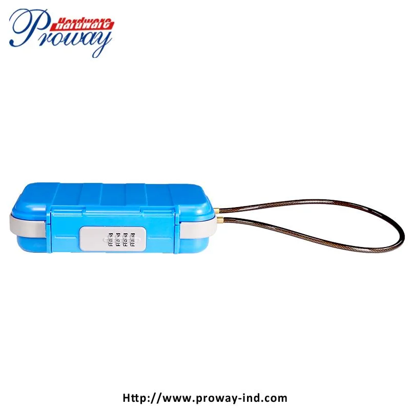 Portable Combination Lock Surfing Travel Lockbox Waterproof Case Mobile Cell Phone Beach Safe Box