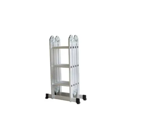 4 Steps Multi-Purpose Aluminum Folding Portable Ladder for Supermarket