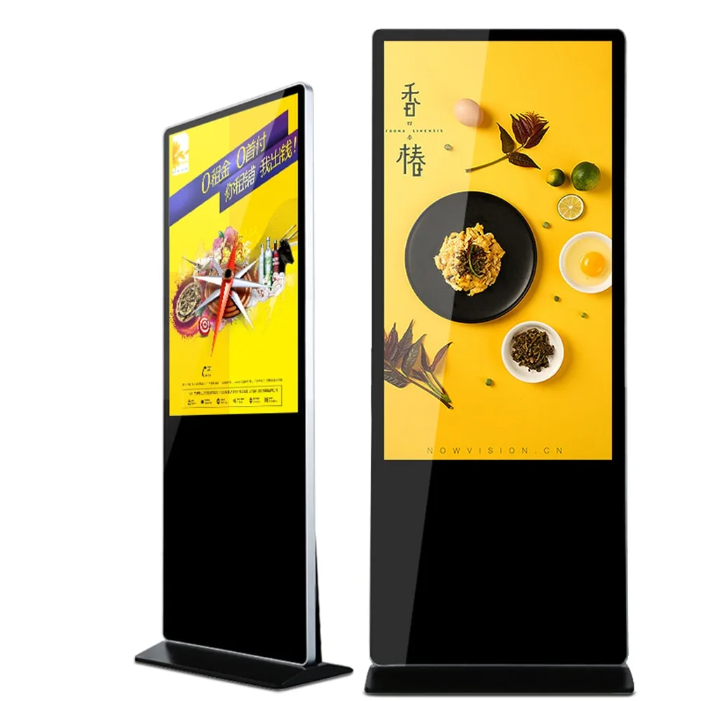 55 Inch Customized Windows 10 Wireleass Touch Screen Terminal Totem