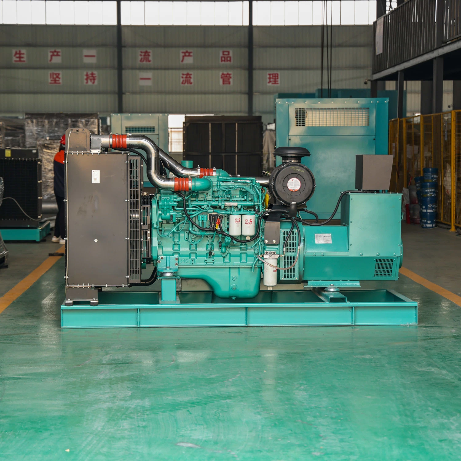 400kw Cummins Volvo Engine Water Cooled Power Generator Open Type 500kVA Cummins Diesel Generator