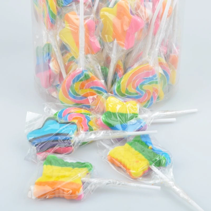 Rainbow Lollipop Is a Wedding Gift Children's Favorite Butterfly Heart Shape Candy