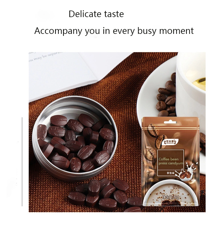 a Variety of Mineral Supplements Coffee Bean Press Candy Tablet