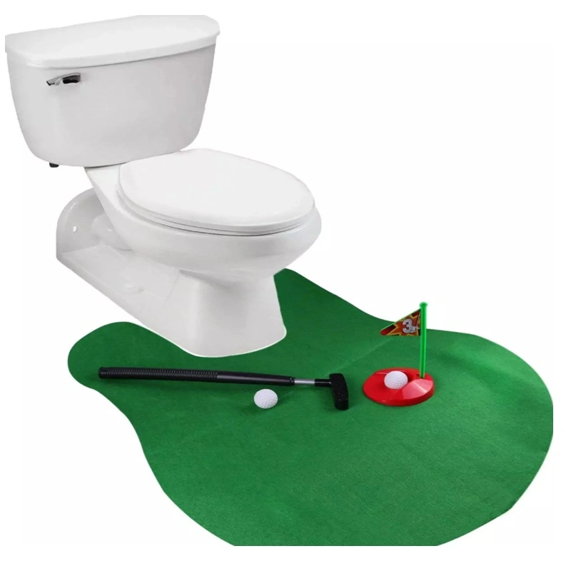 Toilet Golf Time Bathroom Game Prank Funny Gag Joke Gifts