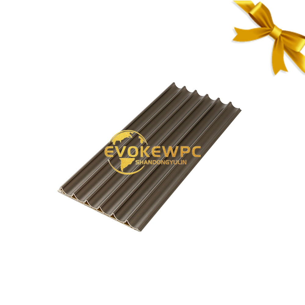 Evokewpc Interior Decor Square Plastic Wood Composite PVC Square Tube for PVC Wall Panel