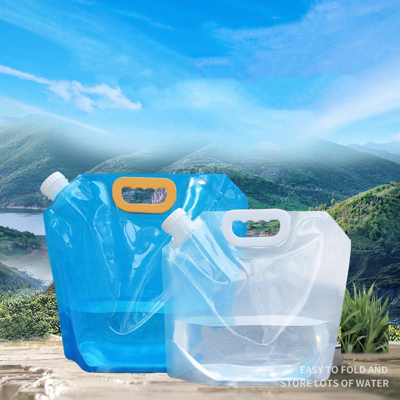 BPA Free Food Grade PE Foldable Outdoor Water Storage Bucket for Camping