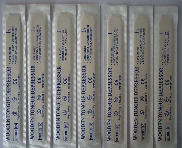 Medical Supplies Plastic and Wooden Tongue Depressor Medical Appliances Ce ISO