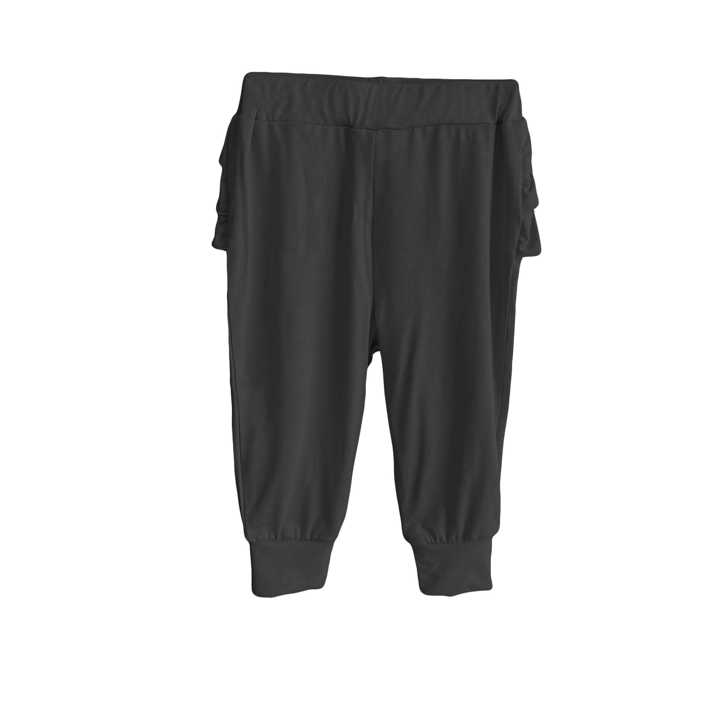 Benutzerdefinierte Großhandel Kleinkind Bambus Spandex Neugeborene Baby Mädchen Rüschen Kleinkind Bekleidung Shorts Hose