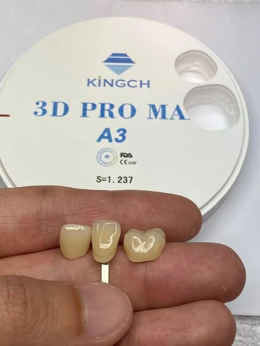 Discos de Zirconia dentadura Blanco cerámico para contorno completo