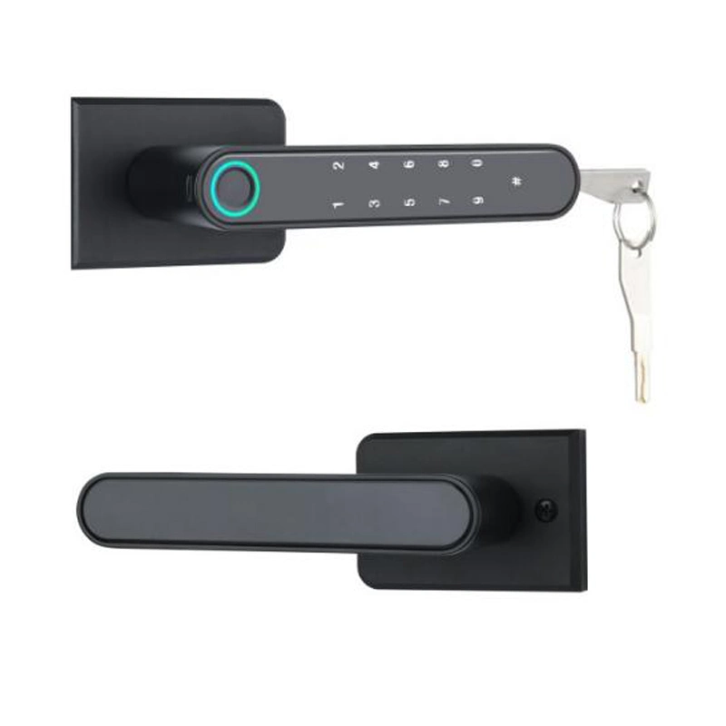 Glass Door Alu. Alloy Smart Door Lock with 60-70mm Latch