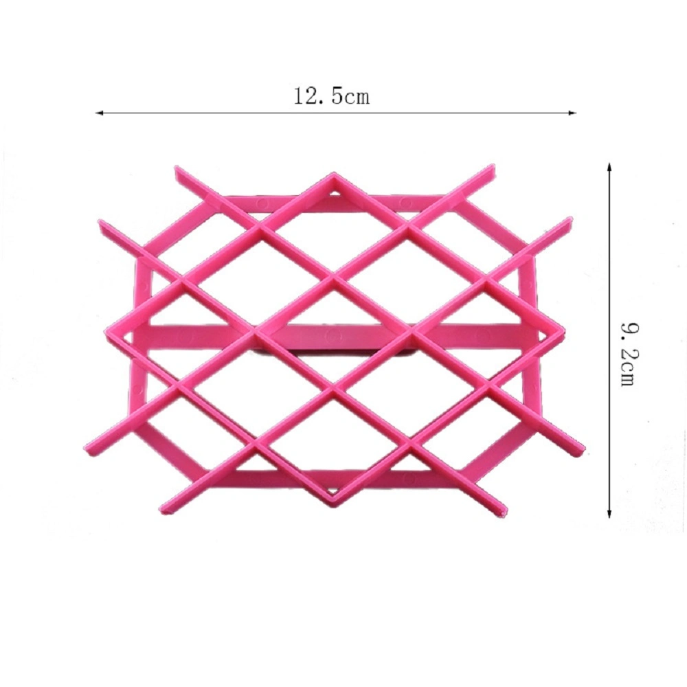 Relieve plástico Lace Mat Fondant Molding Mates Diamante Cake Decorating Herramientas Esg17328