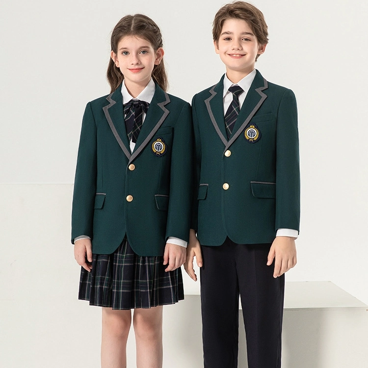 Source Manufacturer New Clothing British College Style Suit School Uniform Wholesale