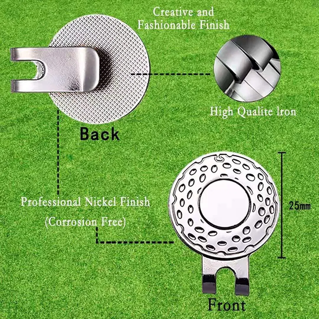 Magnetische Golf Hut Clip Golf Ball Ziel Marker Professional Golf Zubehör Für Schulungshilfen