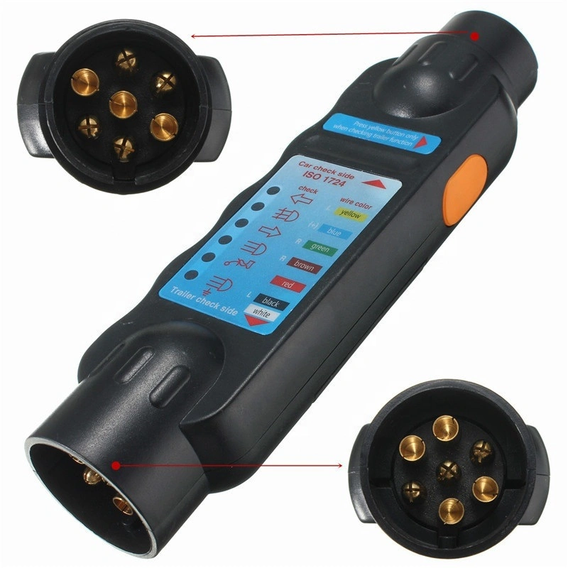 Auto Lkw Anhänger Stecker Buchse Tester Verdrahtung Elektrische Schaltung Licht Test Diagnostic Tool Trailer Tester Bl13306