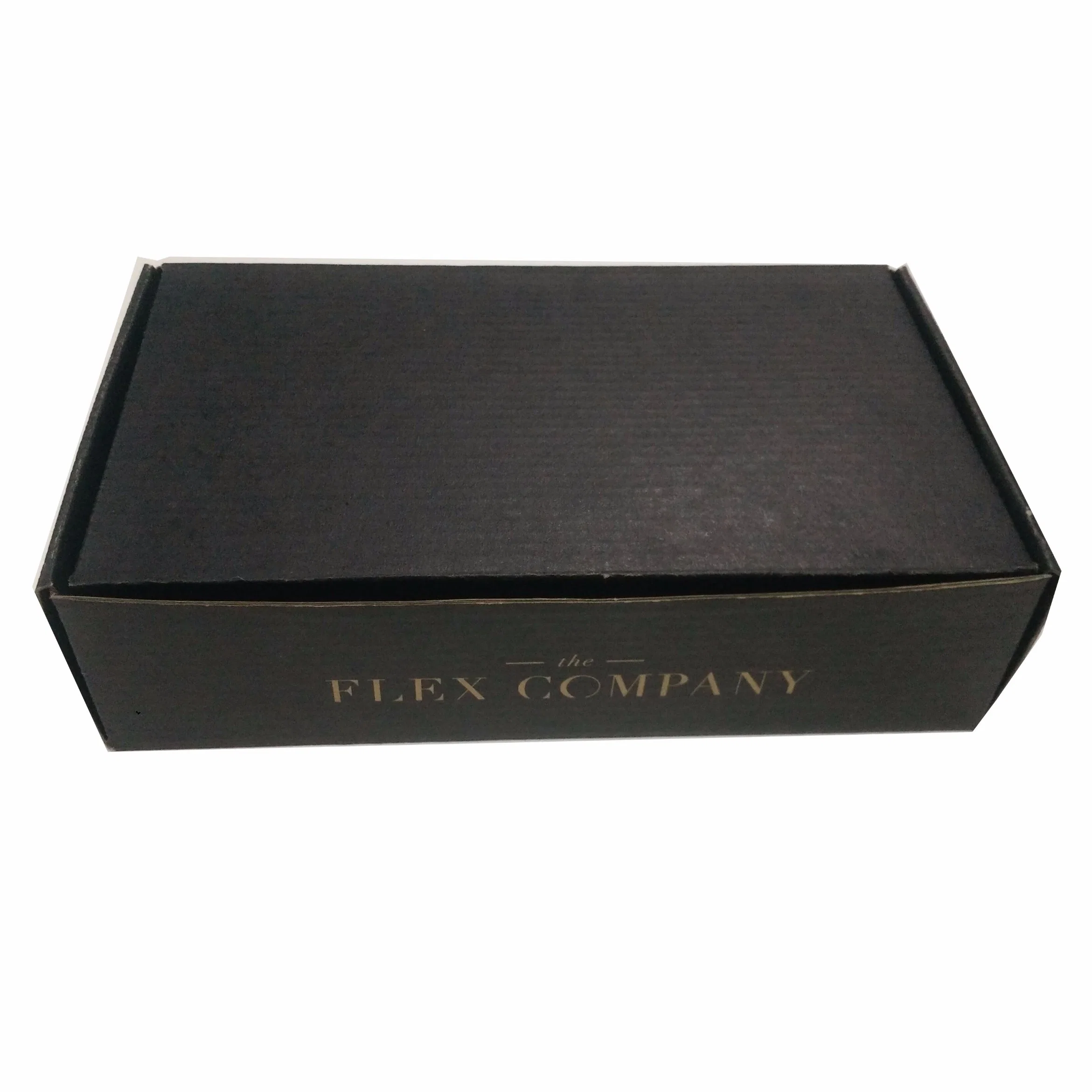 Black Gift Box Packaging with Hot Stamping