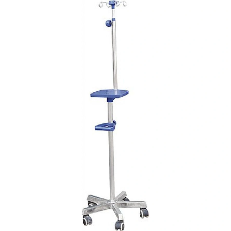 Stand IV Foldable Stainless Steel Moveable IV Stand Hospital Drip Stand Infusion IV Drip Infusion IV Pole IV Drip Stand