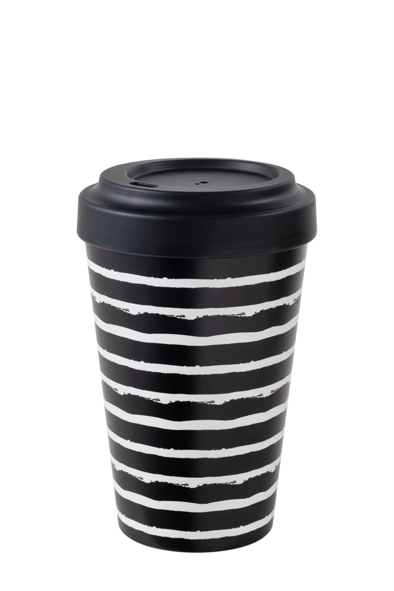 Biodegradable Eco Friendly Nature Material PLA Reusable16oz Pure PLA Tea Coffee Mug Travel Mug Coffee Cup Take Away Without Melamine
