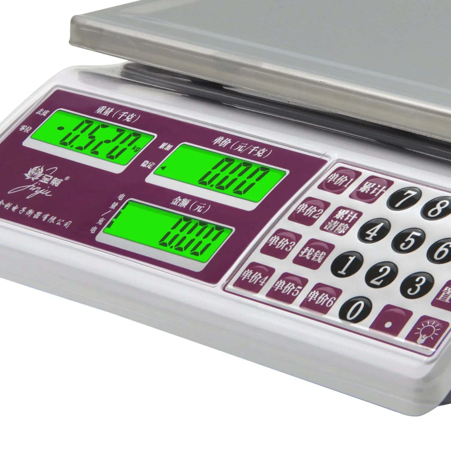 Acs-30jc Electronic Digital Commercial Price Computing LCD Backlight Weighing Balance Scale