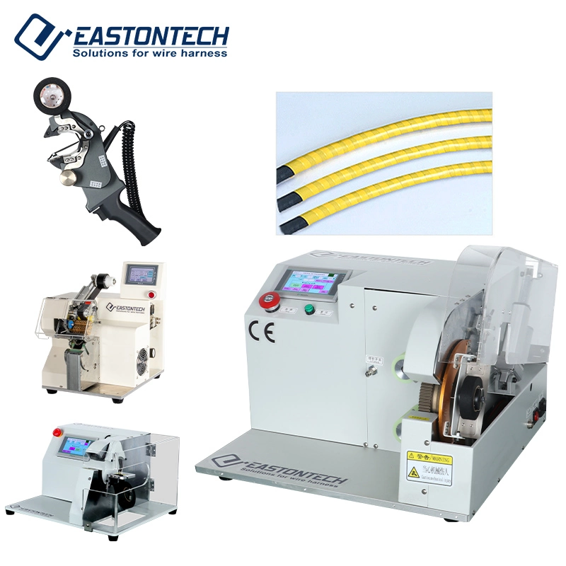 Le fil électrique fil machine de ficelage de bandes semi-automatique de bandes automatique la machine pour le faisceau de fils d'enrubannage