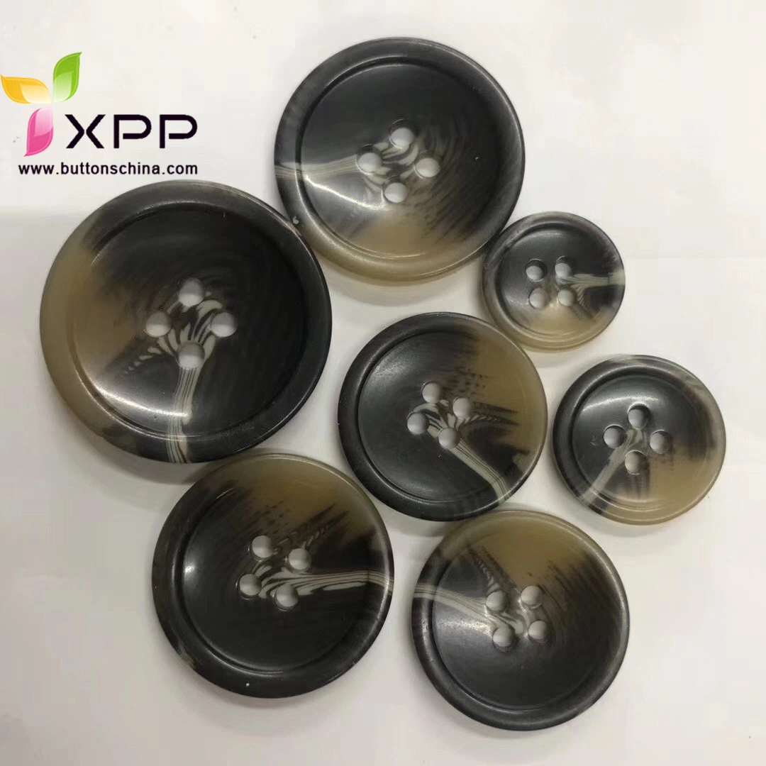 Fashion Design Imitation Horn Button Plastic Button