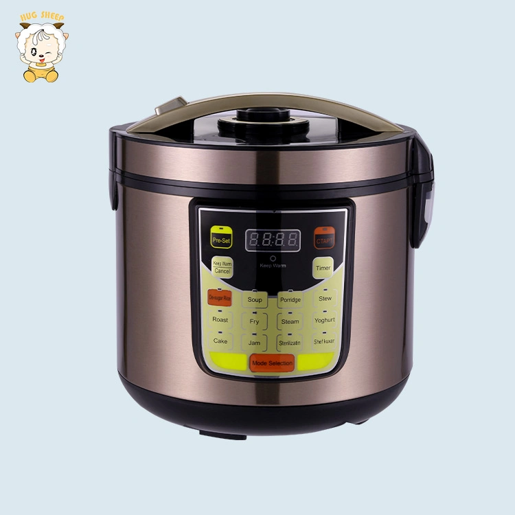 Cocina Comercial Cocina de arroz para gran capacidad 5L cilindros eléctricos Cocina de arroz