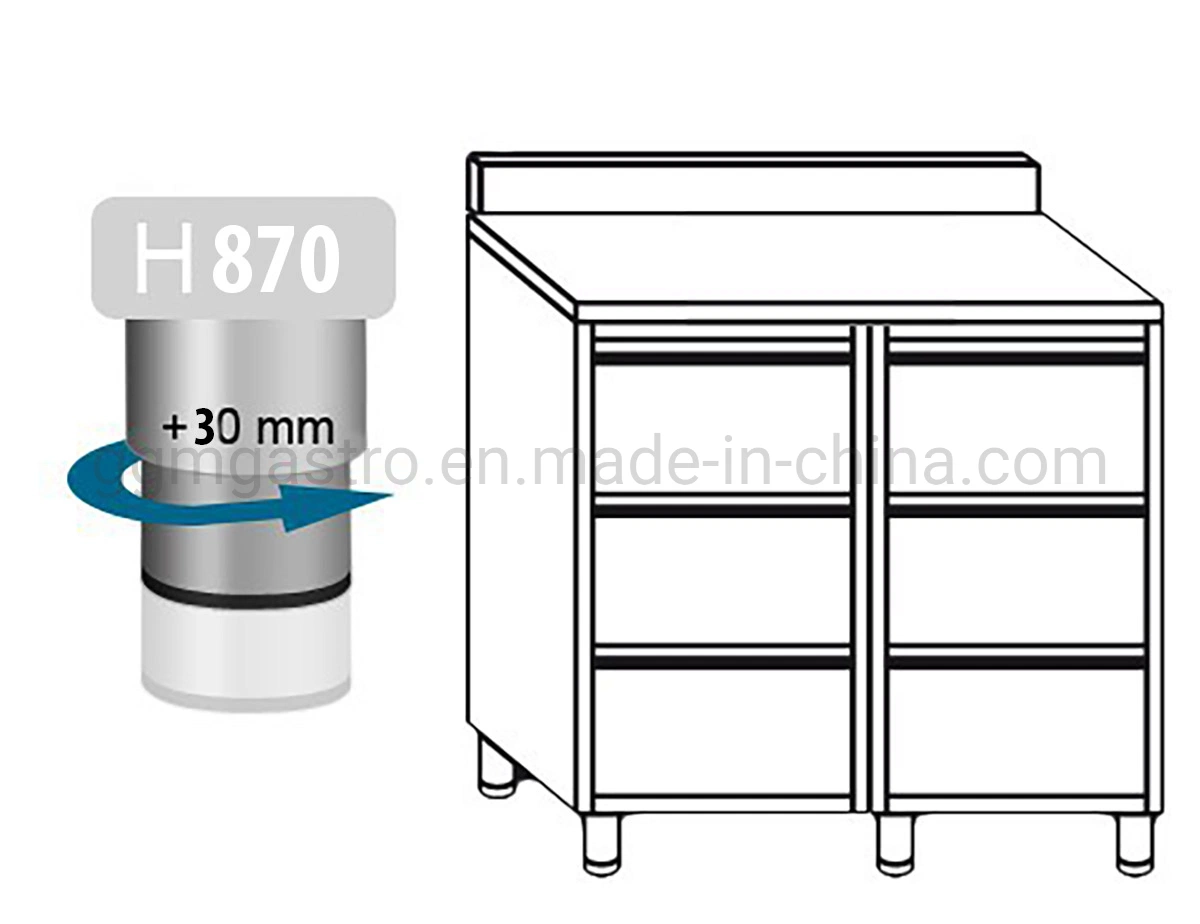 OEM Muebles de Cocina Comercial Armario de Cajón - 6 cajones