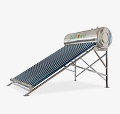 150L de tubo de vidrio de vacío presión Compact no Thermosyphon calentador de agua solar