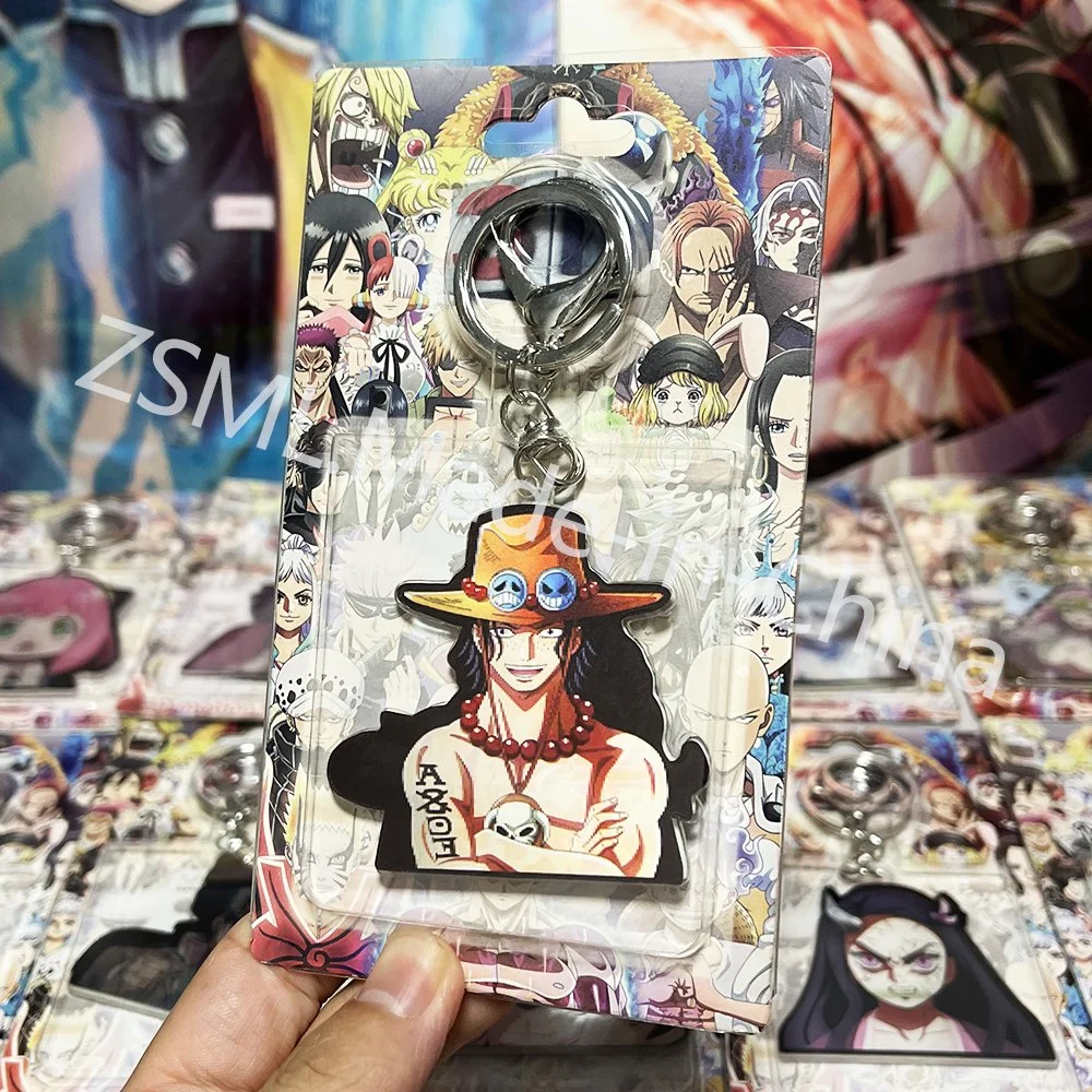 Wholesale/Supplier 3D Anime Keychains Ace One Piece Decoration Pendants (Pls Contact us for Full Catalogs)