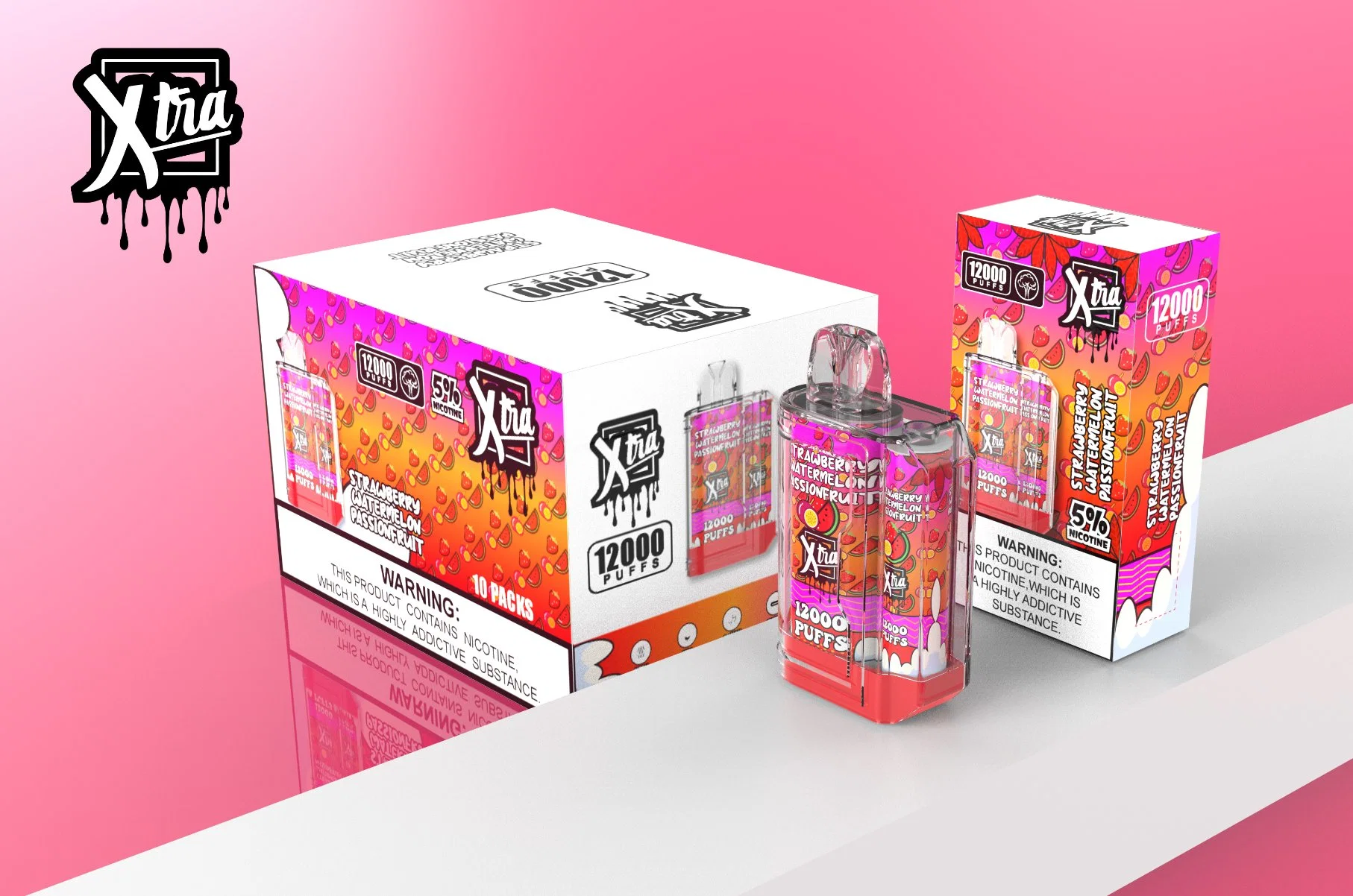 High Qality Hot Selling with Cheap Wholesale Price 2023 Vape Xtia 12000 Puffs 2% Nicotine Disposable Vape 12000 High Capacity 20ml E-Liquid