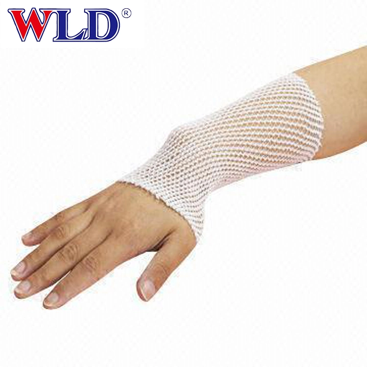 White Medical Elastic Net Bandage for Head