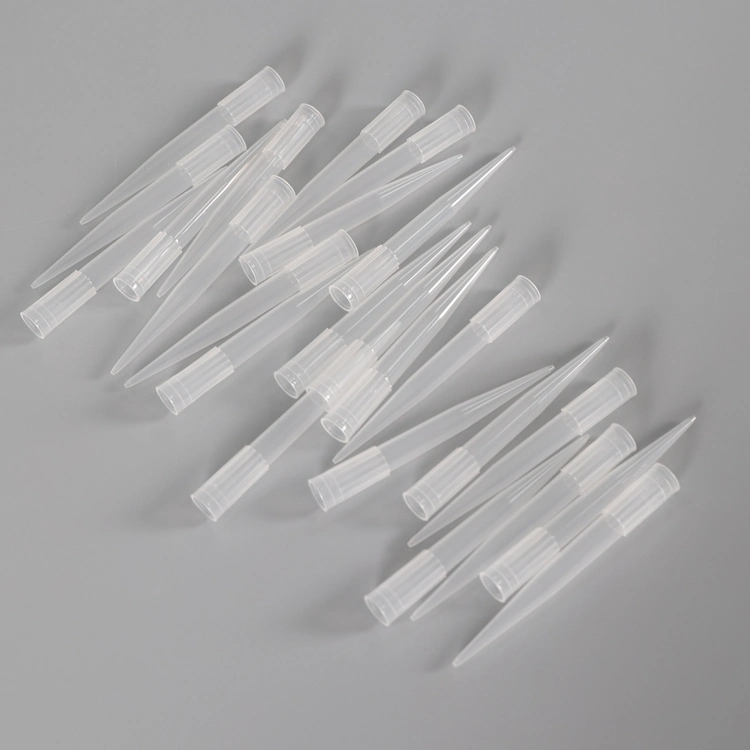 10UL 20UL 100UL 200UL 1000UL sans filtre transparent des pointes de pipettes jetables en sacs Micropipette Conseils