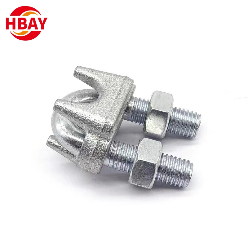 Stainless Steel Wire Rope Clips Fixing Simplex Wire Rope Clip Cable Rigging