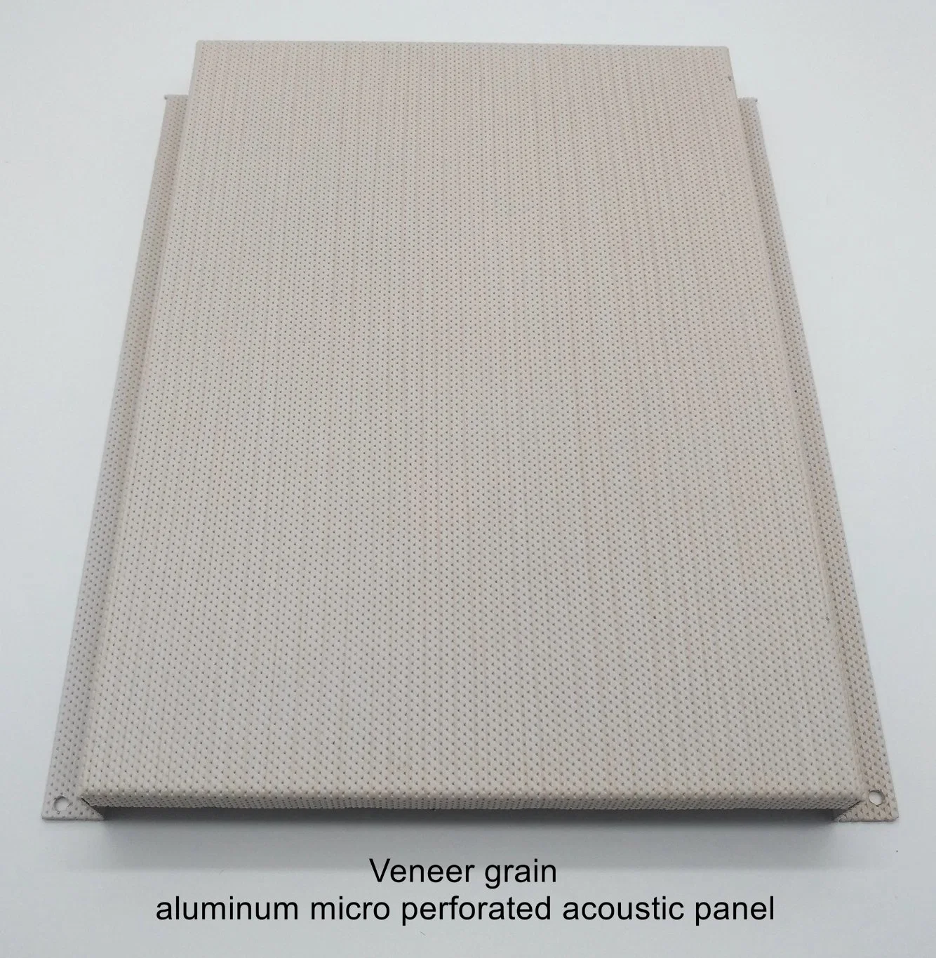 Wood Veneer Incombustible Aluminum Micro Perforated Acoustic Panel Interior Decorated Soundproofing Building Material