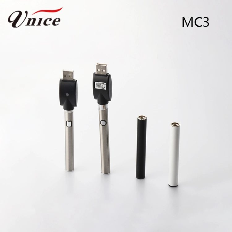 Original Mini E Cigarette Vaporizer Battery 350mAh No Button 510 Slim Vape Pen Battery for All Thick Oil Cartridges