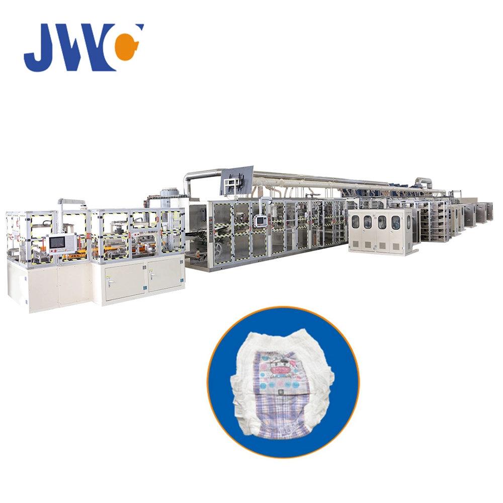 Jwc-Llk SV800-H forma la nueva tecnología de la línea de producción de los pañales para bebés