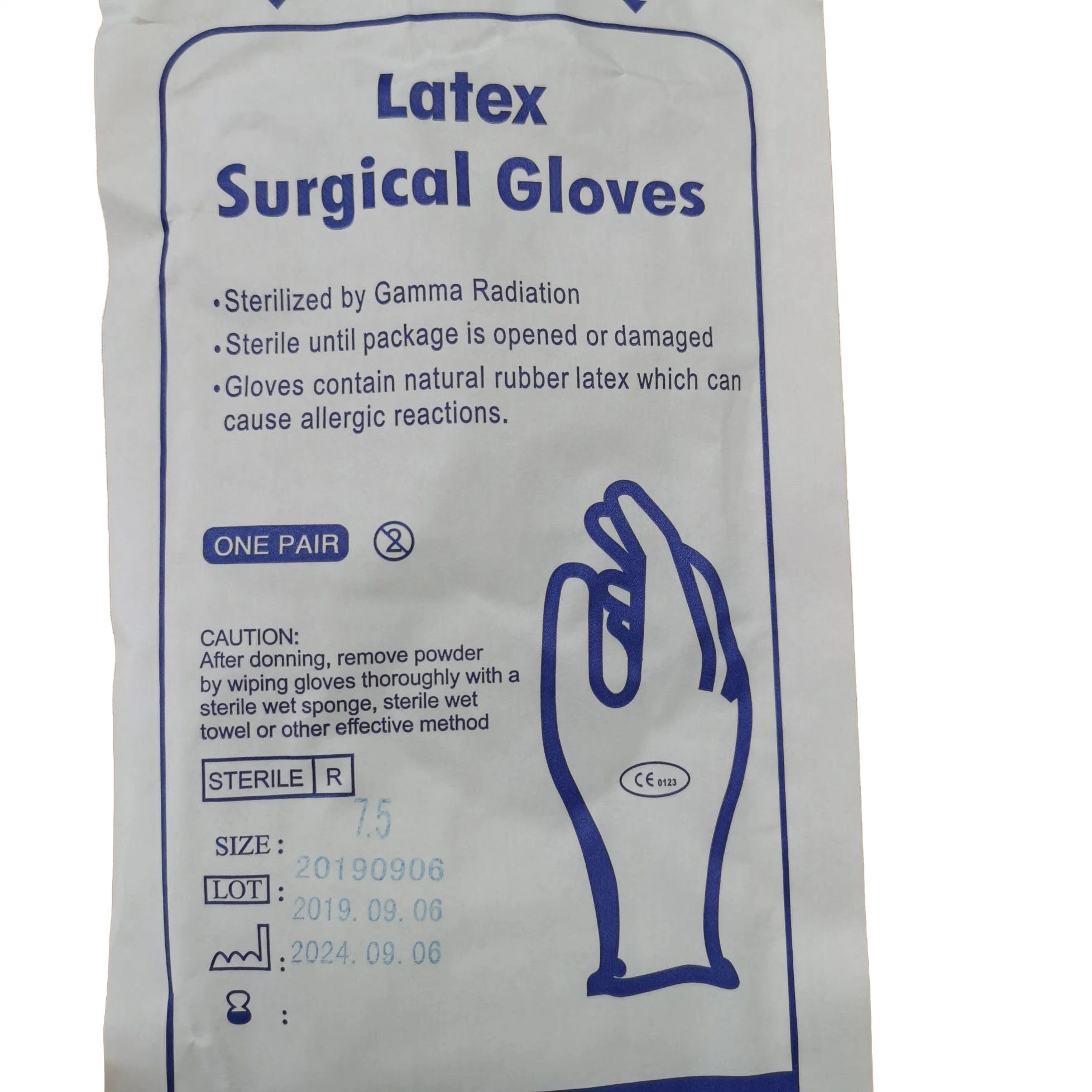 Good Quality Disposable Medical Sterile Latex Surgical Gloves